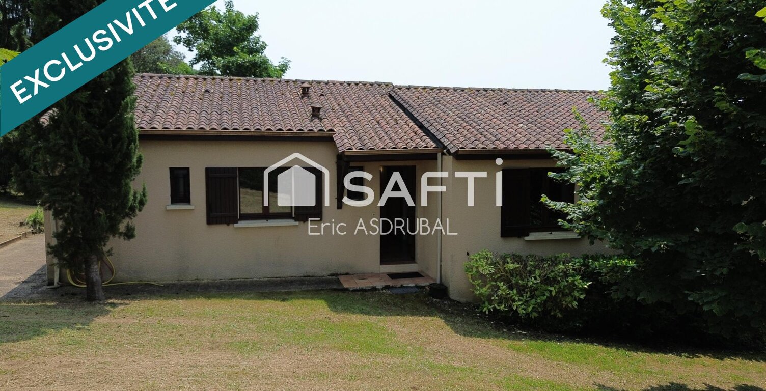 Villa traditionnelle de 110 m² plain-pied avec beau jardin et vue. — photo 1