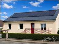 Maison familiale économe avec sous-sol à Saint-Saturnin-du-Limet., 3 chambres  ,clim ,panneaux photovoltaïques ,pompe à chaleursolaires ,poêle à pellet ,pompe à chaleur — photo 4