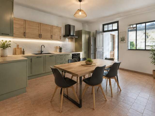 Dpt Lot et Garonne (47), à vendre VILLENEUVE SUR LOT maison de ville, P6  idéale investisseurs, ou familles — photo du bien