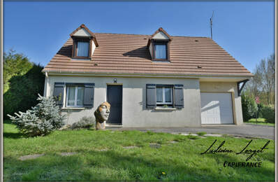 Maison traditionnelle de 2003 à vendre sans travaux à 5min de CHATEAU THIERRY (02) au pied de l’A4- 5 pièces-108 m²- vivable de plain-pied- 4 chambres (1 traversante)-Garage - Cabanon - Terrain 1213m2 — photo du bien