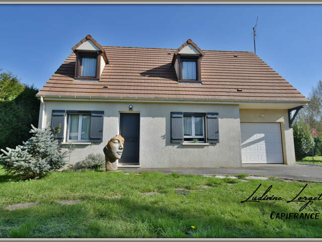 Maison traditionnelle de 2003 à vendre sans travaux à 5min de CHATEAU THIERRY (02) au pied de l’A4- 5 pièces-108 m²- vivable de plain-pied- 4 chambres (1 traversante)-Garage - Cabanon - Terrain 1213m2 — photo du bien