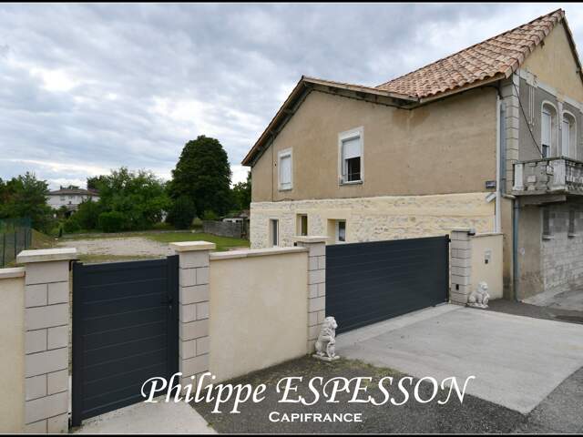 Maison en pierre à rénover avec appartement indépendant et terrain clos MIRAMONT DE GUYENNE (47) — photo du bien