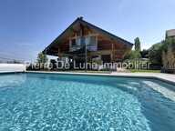Trévignin – Maison d'exception en ossature bois avec vue dominante, piscine et panorama sur les montagnes — photo 3