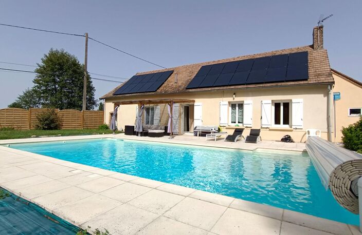 Longère de plain - pied  rénovée 7 pièces de 126 m2 avec sa piscine et son superbe terrain extérieur à 10 mn de Le Mans secteur Sud Sarthe — photo 2