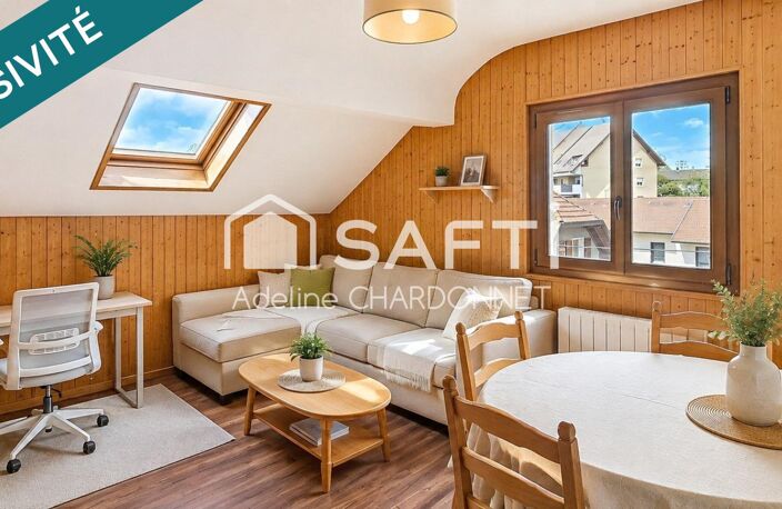 Appartement T2 rénové 54 m² habitables / 33 m² Carrez  Dernier étage  Quartier des Romains  Annecy — photo 2