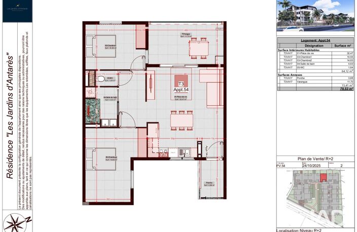 Vente Appartement 3 pièces — photo 4