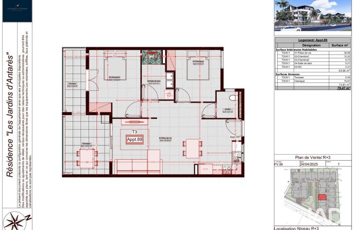 Vente Appartement 3 pièces — photo 4