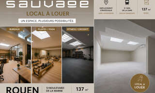 Bureau  137 m² à louer à Rouen (76000)