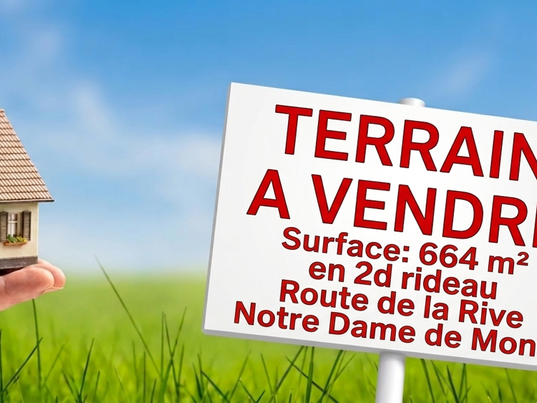 Vente Terrain 664 m&sup2; — photo 1