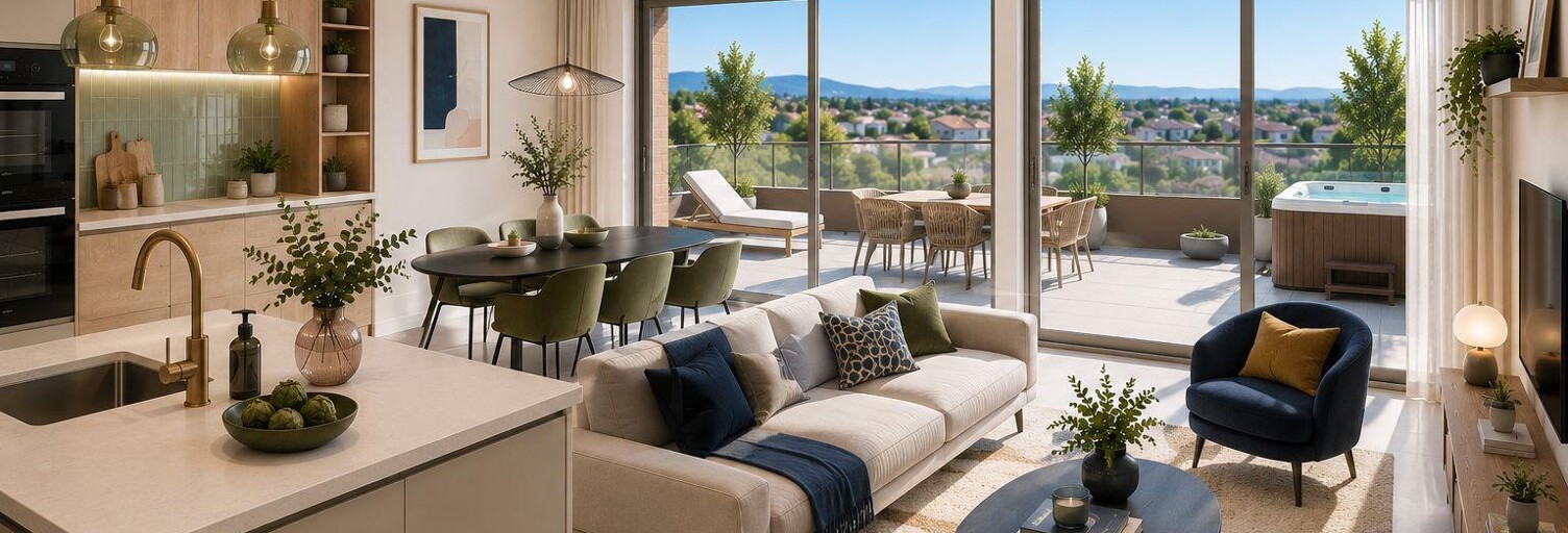 Appartement 4 Pièces 92 m² à vendre à Douvaine (74140)