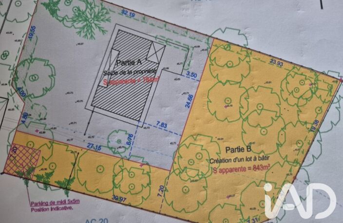 Vente Terrain à bâtir 843 m&sup2; — photo 2