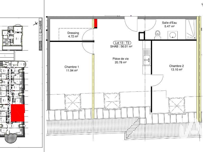 Vente Appartement 3 pièces — photo 1