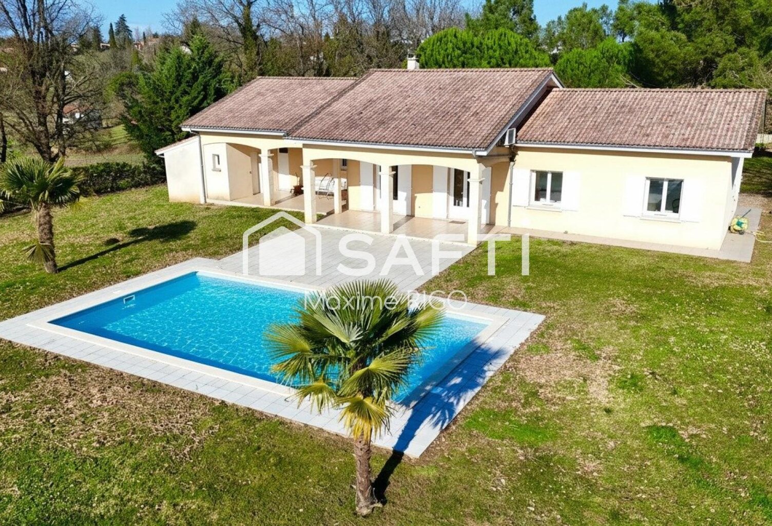 Villa plain pied 6 pièces sur les côteaux avec vue — photo 1