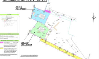 Terrain  840 m² à vendre à Saint-Savin (33920)