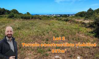 Terrain  837 m² à vendre à Trévou-Tréguignec (22660)