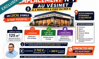 Commerce 6 Pièces 195 m² à vendre à Le Vésinet (78110)