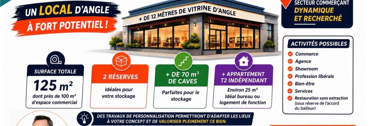Commerce 6 Pièces 195 m² à vendre à Le Vésinet (78110)