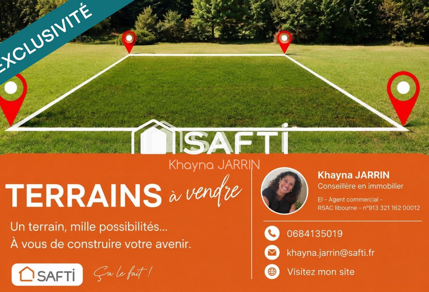 Terrain à Bâtir terrain constructible 1 506 m²  Libre de constructeur — photo 1