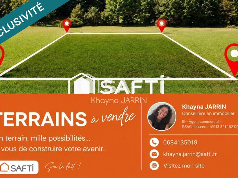Terrain à Bâtir terrain constructible 1 506 m²  Libre de constructeur — photo 1