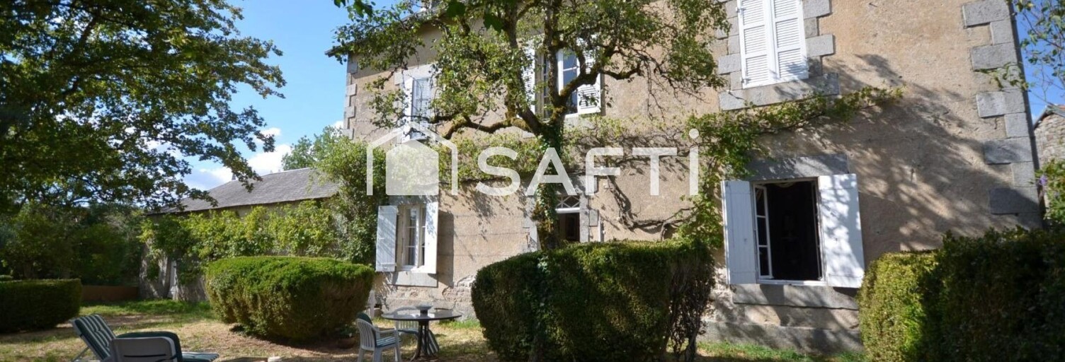 Maison 10 Pièces 214 m² à vendre à Bussière-Nouvelle (23700)