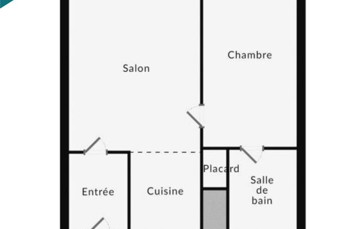 24m² - 1 ch - Plage 3' à pied- étg 4 - ascenseur — photo 4
