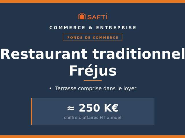 Restaurant Fréjus, 25 K€ d'EBE retraité — photo du bien