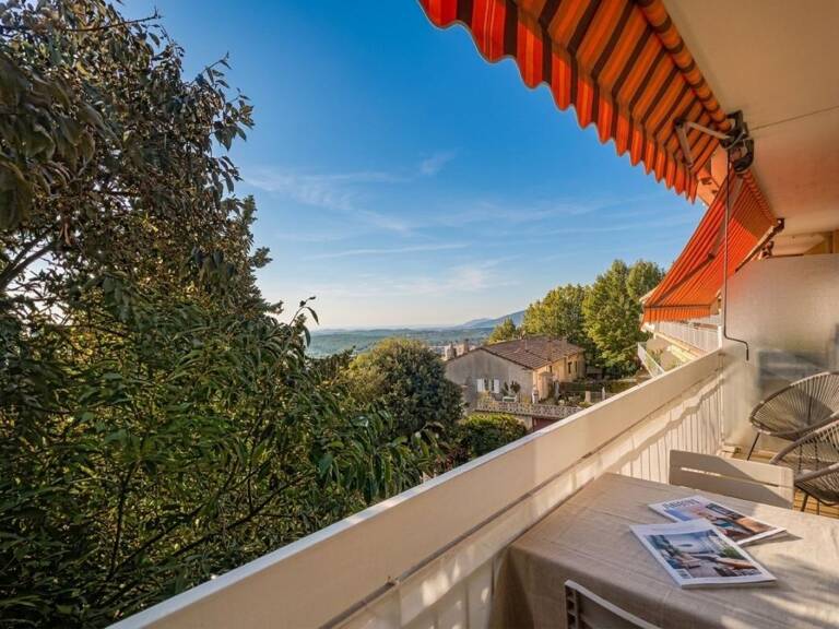 GRASSE – 2P VENDU OCCUPÉ AVEC VUE MER – IDÉAL INVESTISSEUR — photo 1