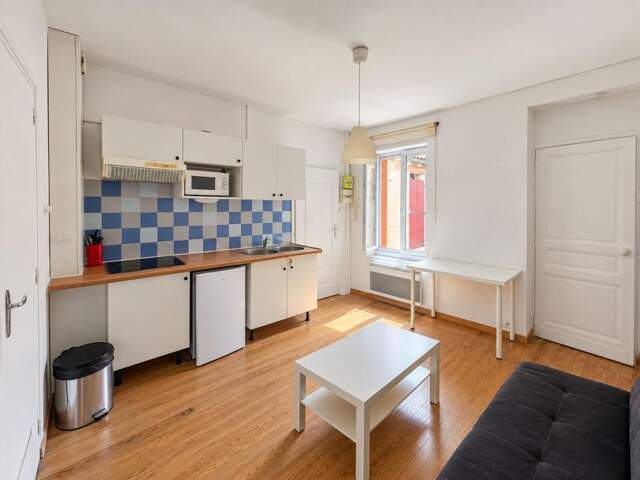 TOULOUSE – STUDIO MEUBLÉ VENDU LOUÉ – INVESTISSEMENT LOCATIF — photo du bien