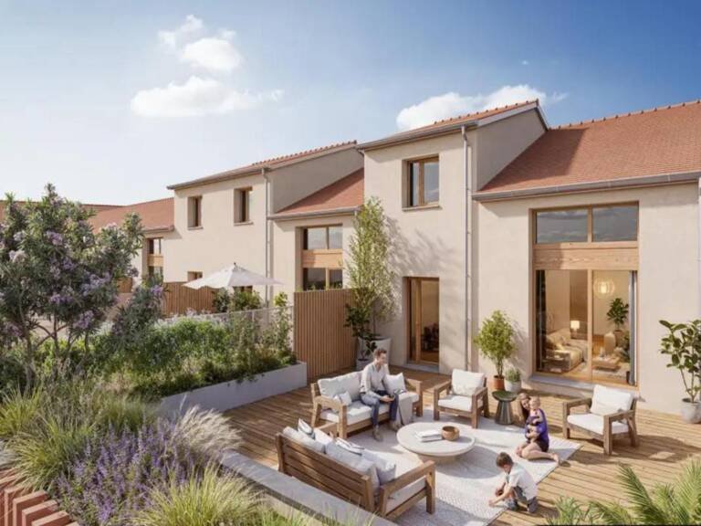 INEDIT à Chalon sur Saône !! Votre MAISON de standing de 110m2 avec son terrasse/jardin de 63m2 et 2 parkings dans un environnement exceptionnel !! — photo 1