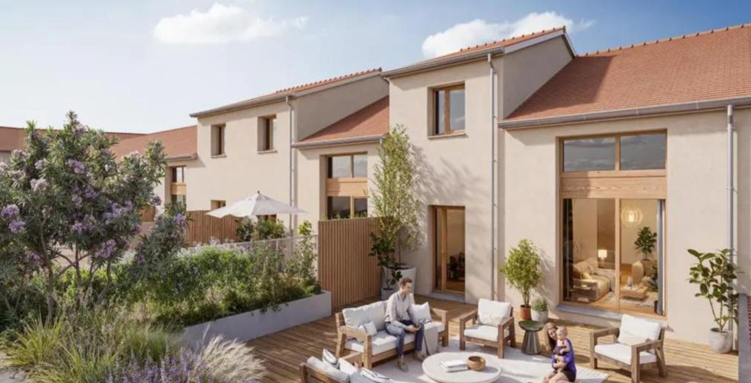 INEDIT à Chalon sur Saône !! Votre MAISON de standing de 110m2 avec son terrasse/jardin de 63m2 et 2 parkings dans un environnement exceptionnel !! — photo 1