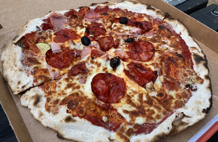 Murs et Fonds de commerce de pizzeria dans un environnement merveilleux — photo 4