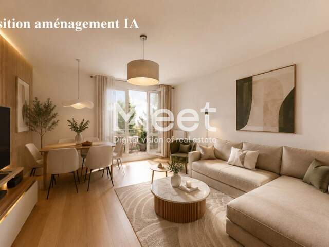APPARTEMENT - 61,67M2 - 2 CHAMBRES - BALCON - PARKING — photo du bien