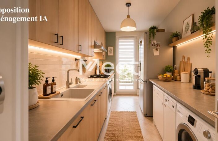 APPARTEMENT - 61,67M2 - 2 CHAMBRES - BALCON - PARKING — photo 4