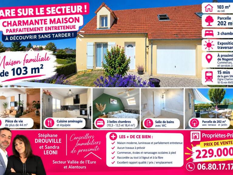 NOGENT LE ROI TRES PROCHE RAVISSANTE MAISON de 103 m², 3 CHAMBRES — photo 1