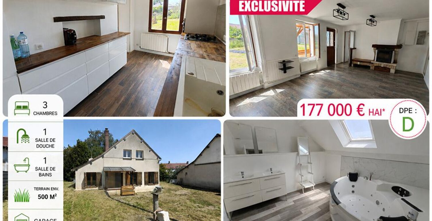 VERT EN DROUAIS 28500 Maison individuelle - 1 étage - 3 chambres - Garage - Terrain - 177000  HAI — photo 1