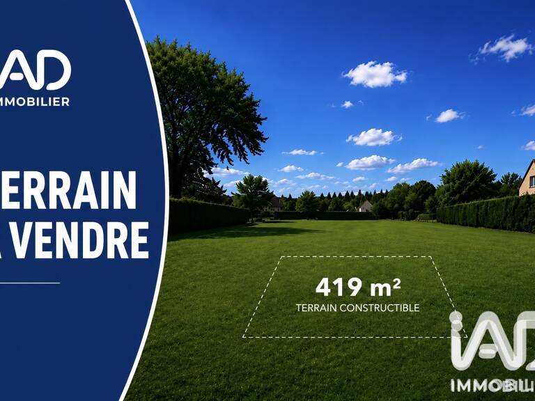 Vente Terrain à bâtir 419 m&sup2; — photo 1