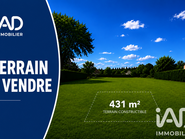 Vente Terrain à bâtir 431 m&sup2; — photo du bien