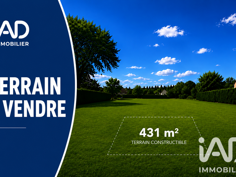 Vente Terrain à bâtir 431 m&sup2; — photo 1