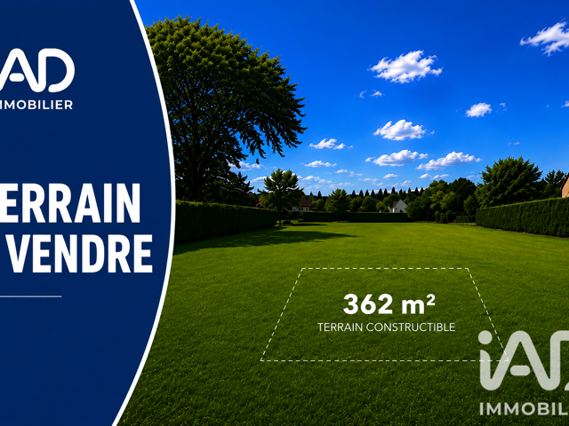 Vente Terrain à bâtir 362 m&sup2; — photo du bien