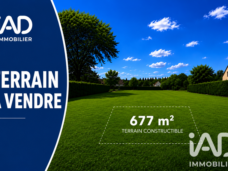 Vente Terrain à bâtir 677 m&sup2; — photo 1