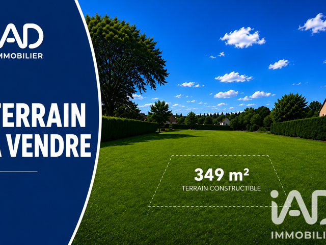 Vente Terrain à bâtir 349 m&sup2; — photo du bien