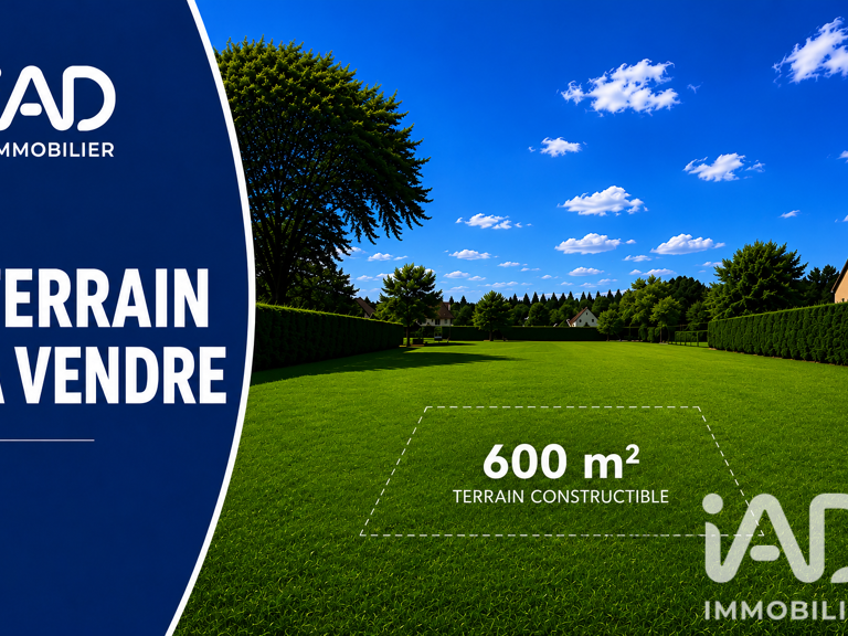 Vente Terrain à bâtir 600 m&sup2; — photo 1