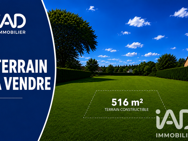 Vente Terrain à bâtir 516 m&sup2; — photo du bien