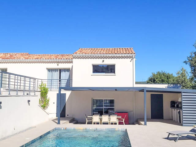 A vendre villa contemporaine- ardèche meridionale — photo du bien
