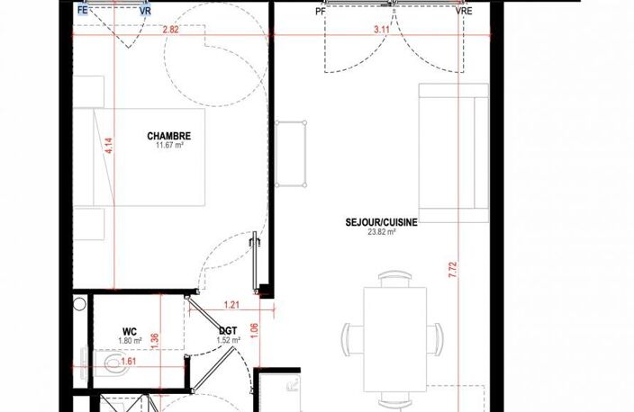 Vente Appartement 2 pièces — photo 3