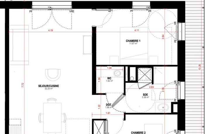 Vente Appartement 3 pièces — photo 3