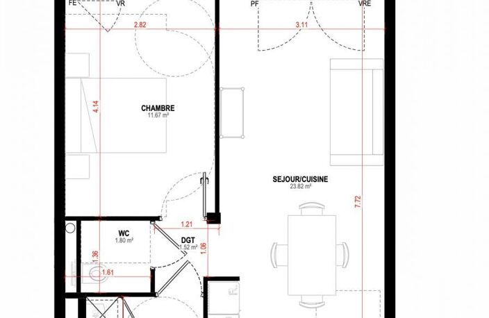 Vente Appartement 2 pièces — photo 3