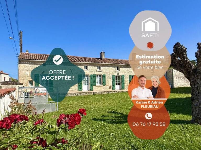 Charmante maison en pierre offrant 3 chambres, garage et jardin — photo 1