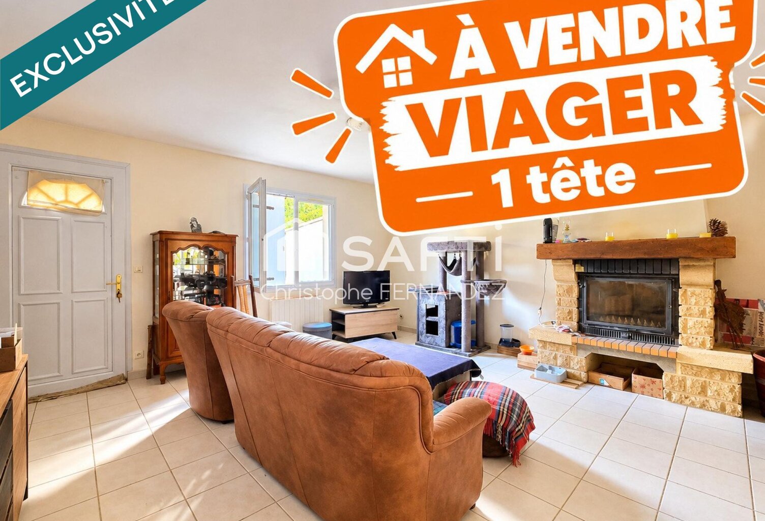 Maison à vendre en VIAGER habité sur Gauriaguet 33240 — photo 1