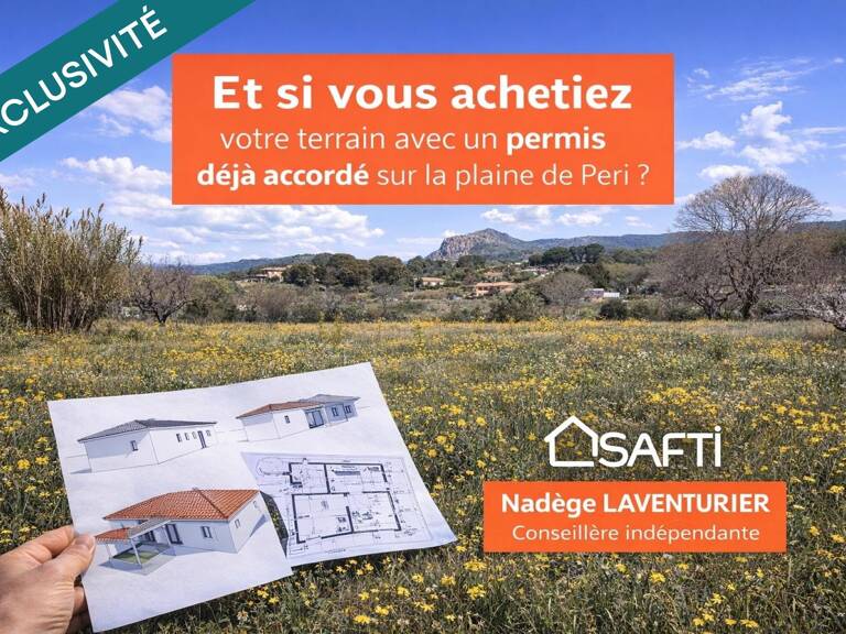 Terrain avec  permis de construire accordé - PERI — photo 1